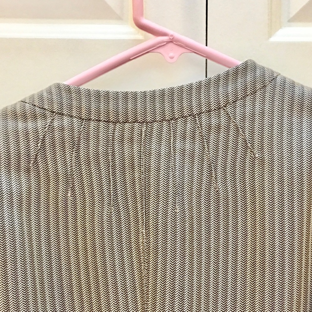 Armani Mini Herringbone Pattern Jacket - image 7